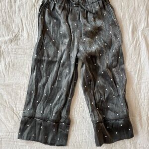 Zara Black Polka Dot pants & peplum tank, 3T